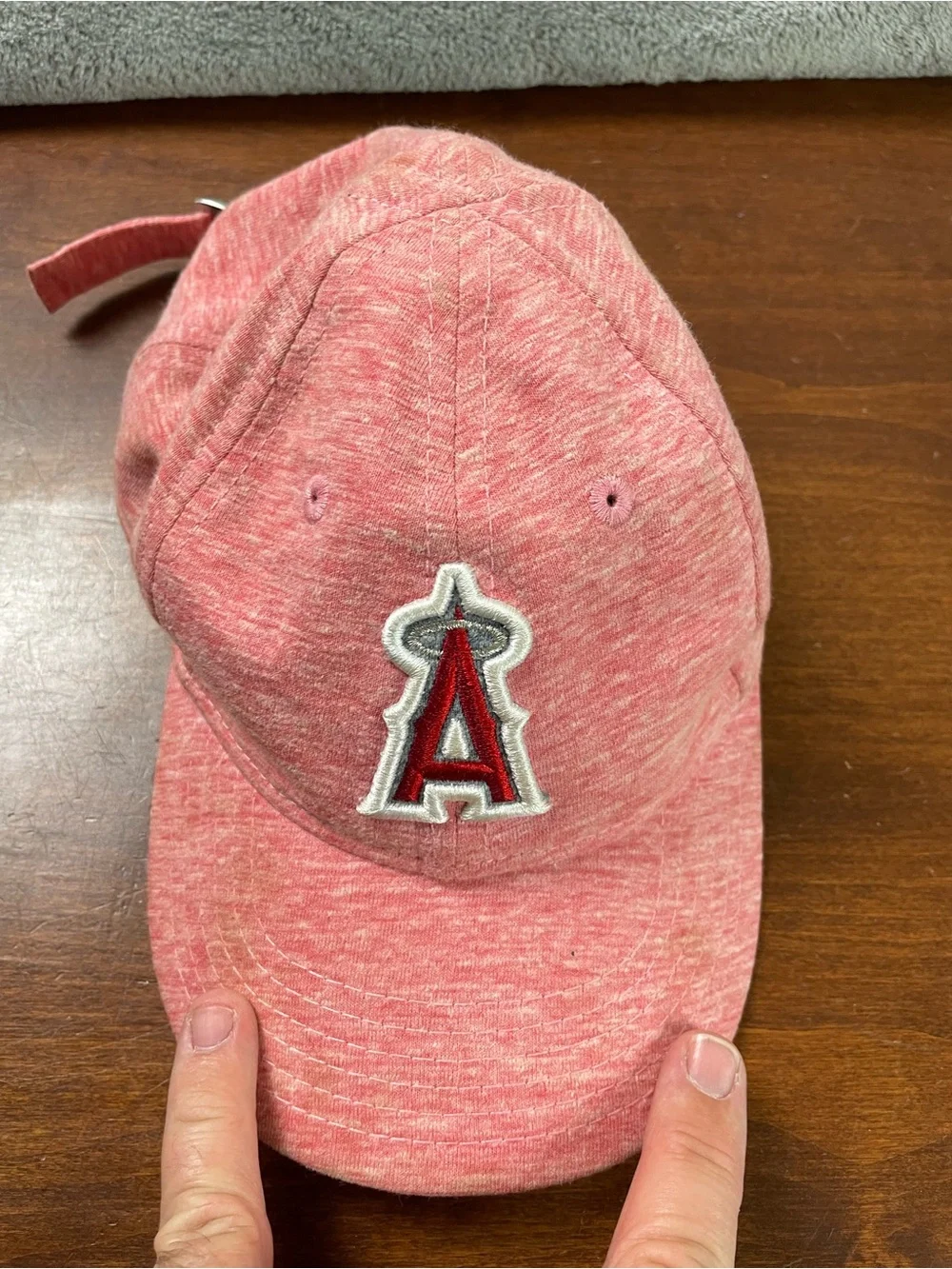 Toddler Baseball Hat Los Angeles Angels Anaheim New Era 9Twenty Red Strapback